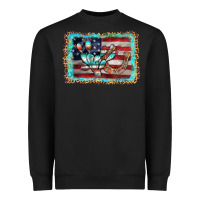 Black flag cactus horseshoe Heavyweight Sweatshirt - AdoDesignShop