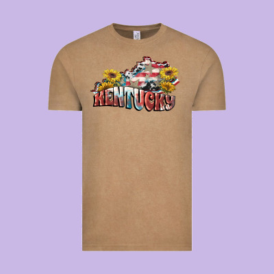 Kentucky 4th Of July Vintage Tee Designed By Fadigitalartstudio