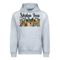 Heather Grey western shiba inu mom Urban Hoodie - RanaPortraitStore