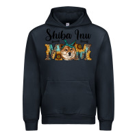 Navy western shiba inu mom Urban Hoodie - RanaPortraitStore