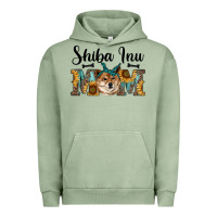 Pigment Oil Green western shiba inu mom Urban Hoodie - RanaPortraitStore