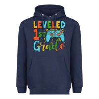 Navy leveled 1 st grade Heavyweight Hoodie - JahusDesignShop