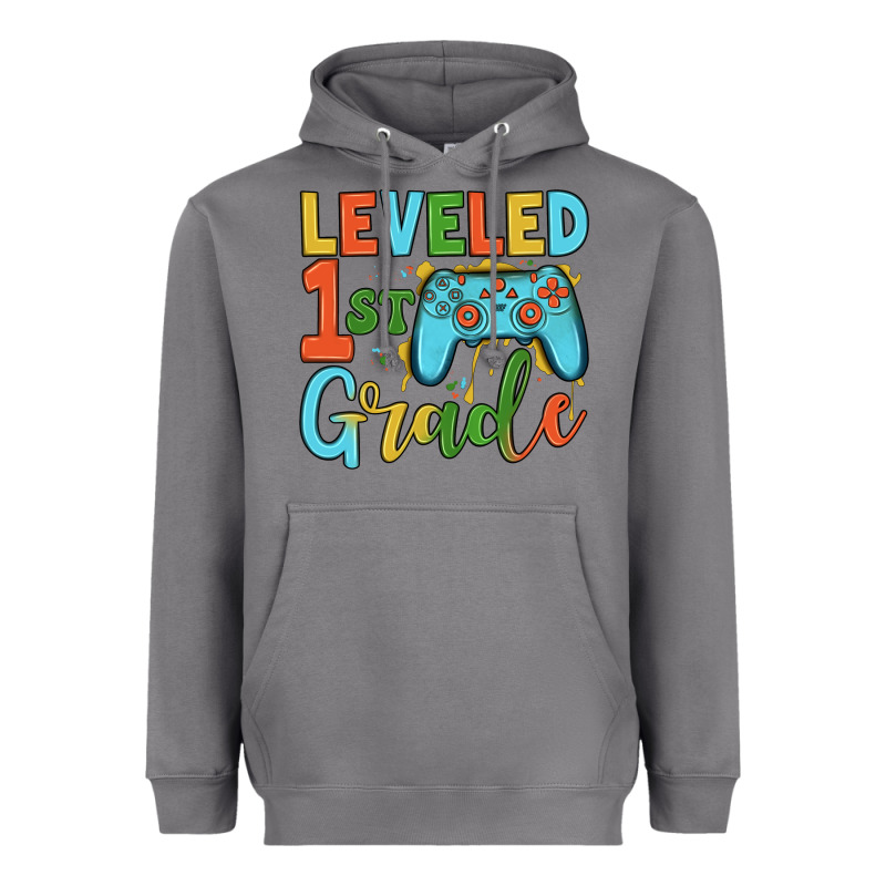 Leveled 1 St Grade Heavyweight Hoodie by JahusDesignShop | Teevron