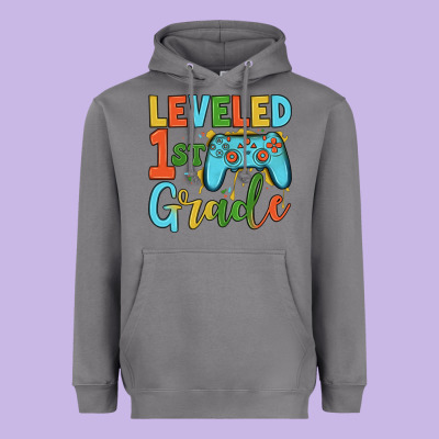 Leveled 1 St Grade Heavyweight Hoodie Designed By Jahusdesignshop
