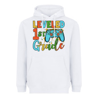 White leveled 1 st grade Heavyweight Hoodie - JahusDesignShop