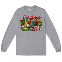 Heather Grey Christmas baking crew Long Sleeve Tee - FaDigitalArtStudio