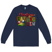 Navy Christmas baking crew Long Sleeve Tee - FaDigitalArtStudio