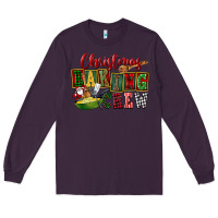 Plum Christmas baking crew Long Sleeve Tee - FaDigitalArtStudio