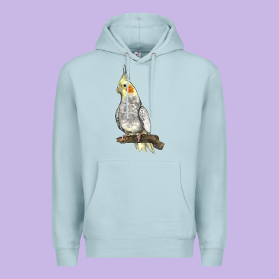Cocktail Parrot Premium Hoodie Designed By Lillyallendesigns