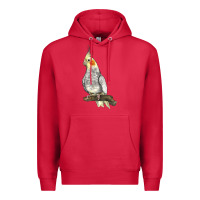Cardinal Cocktail Parrot Premium Hoodie - LillyAllenDesigns