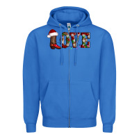 True Royal love christmas boots Zipper Hoodie - AdoDesignShop