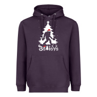 Plum bigfoot christmas shirt Heavyweight Hoodie - DesigneFamous
