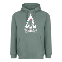 Sage bigfoot christmas shirt Heavyweight Hoodie - DesigneFamous