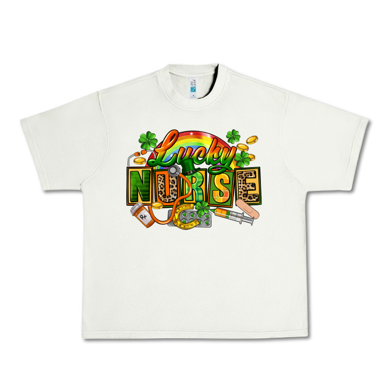 Lucky Nurse  St. Patricks Day Urban Heavy Tee by FaDigitalArtStudio | Teevron