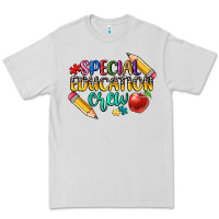 Dove Grey special education crew Premium Tee - CowGirlArtShop