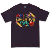 Plum special education crew Premium Tee - CowGirlArtShop