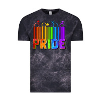 Cloud Black Pride Barcode Vintage Tee - FaDigitalArtStudio
