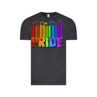Vintage Black Pride Barcode Vintage Tee - FaDigitalArtStudio