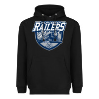 Black worcester railers Heavyweight Hoodie - DesigneFamous