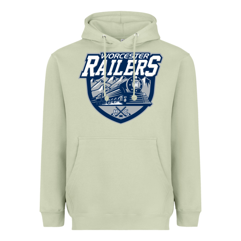 Worcester Railers Heavyweight Hoodie by DesigneFamous | Teevron