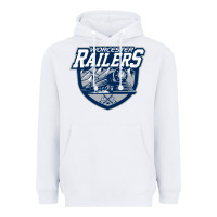 White worcester railers Heavyweight Hoodie - DesigneFamous