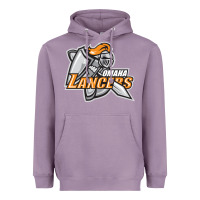 Lavender omaha lancers Heavyweight Hoodie - DesigneFamous