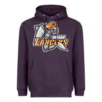Plum omaha lancers Heavyweight Hoodie - DesigneFamous
