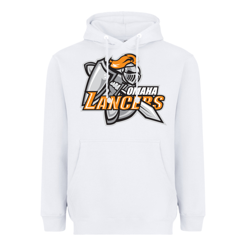Omaha Lancers Heavyweight Hoodie by DesigneFamous | Teevron