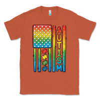 Copper Autism American Flag Classic Tee - CowGirlArtShop