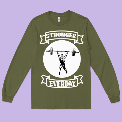 Stronger Everday Long Sleeve Tee Designed By Bettercallsaul