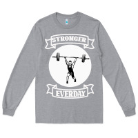 Heather Grey Stronger Everday Long Sleeve Tee - Bettercallsaul