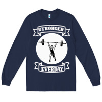 Navy Stronger Everday Long Sleeve Tee - Bettercallsaul