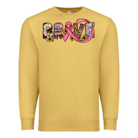 Antique Gold brave cancer awareness ribbon Premium Sweatshirt - JahusDesignShop