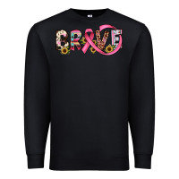 Black brave cancer awareness ribbon Premium Sweatshirt - JahusDesignShop