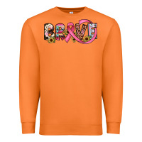 Carrot brave cancer awareness ribbon Premium Sweatshirt - JahusDesignShop