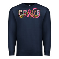 Navy brave cancer awareness ribbon Premium Sweatshirt - JahusDesignShop