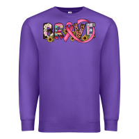 Purple brave cancer awareness ribbon Premium Sweatshirt - JahusDesignShop