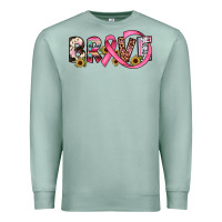 Seafoam brave cancer awareness ribbon Premium Sweatshirt - JahusDesignShop