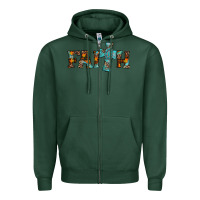 Sports Green faith thanksgiving cross Zipper Hoodie - AdoDesignShop