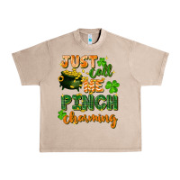 French Oak Just call me pinch charming St. Patricks Day Urban Heavy Tee - FaDigitalArtStudio