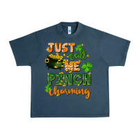 Midnight Navy Just call me pinch charming St. Patricks Day Urban Heavy Tee - FaDigitalArtStudio