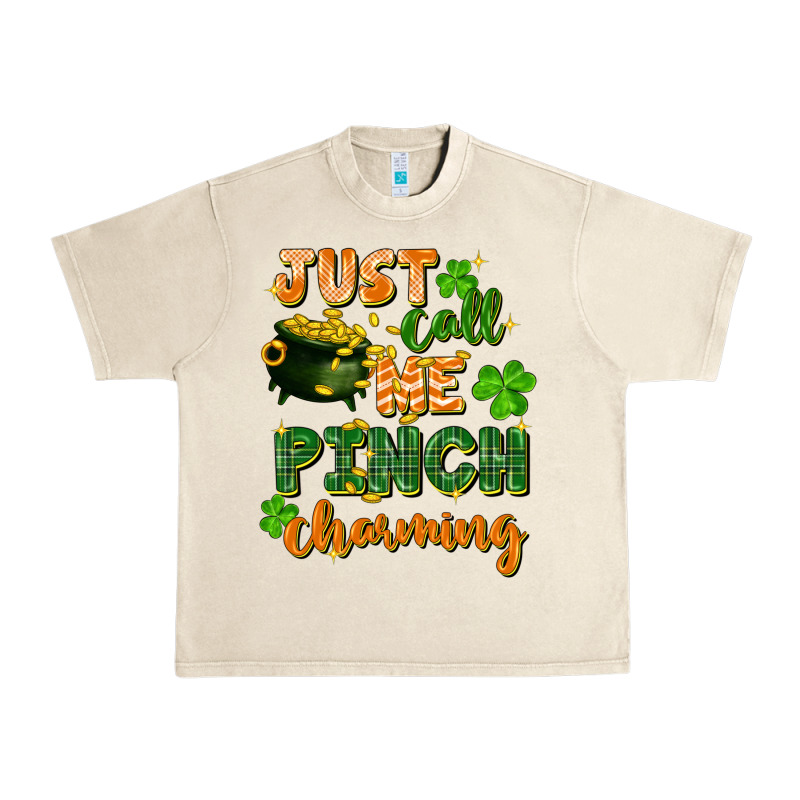 Just Call Me Pinch Charming St. Patricks Day Urban Heavy Tee by FaDigitalArtStudio | Teevron