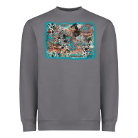 Storm cross western background Heavyweight Sweatshirt - AdoDesignShop