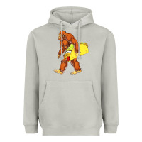 Moon Dust bigfoot carrying taco Heavyweight Hoodie - DesigneFamous