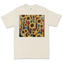 Bone America flag sunflower star tumbler Premium Tee - HowdyJamesFarm