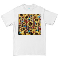 White America flag sunflower star tumbler Premium Tee - HowdyJamesFarm