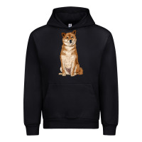 Black shiba inu Urban Hoodie - RanaPortraitStore