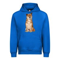 Cobalt shiba inu Urban Hoodie - RanaPortraitStore