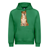 Emerald shiba inu Urban Hoodie - RanaPortraitStore