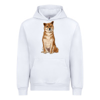 White shiba inu Urban Hoodie - RanaPortraitStore